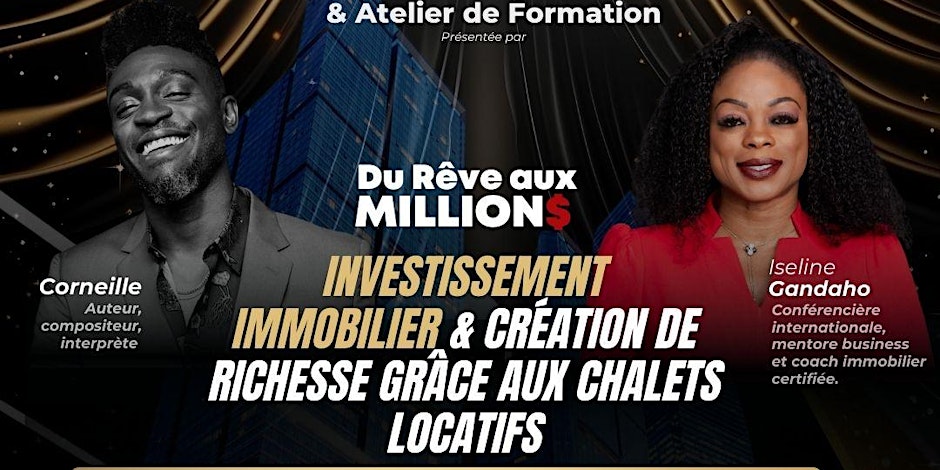 MASTERCLASS – Mindset, développement personnel Entrepreneuriat & Immobilier - Karibu Montreal Iseline Gandaho
