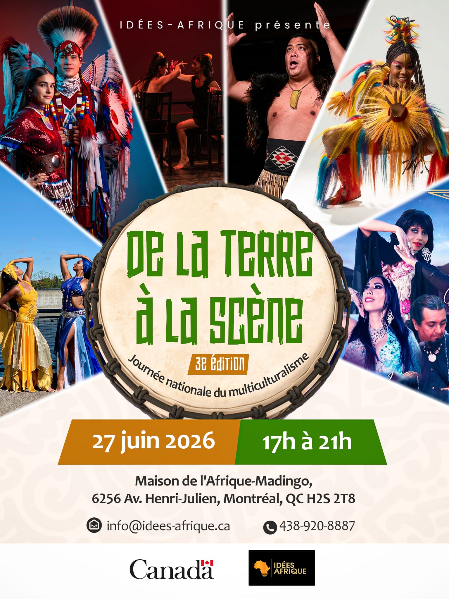 De la Terre à la Scène - 3e édition - Karibu Montreal De la Terre à la Scène – 3e édition