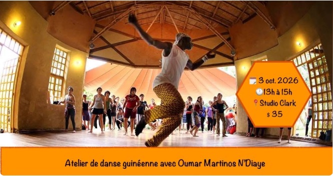 Danse guinéenne avec Oumar Martinos N’Diaye