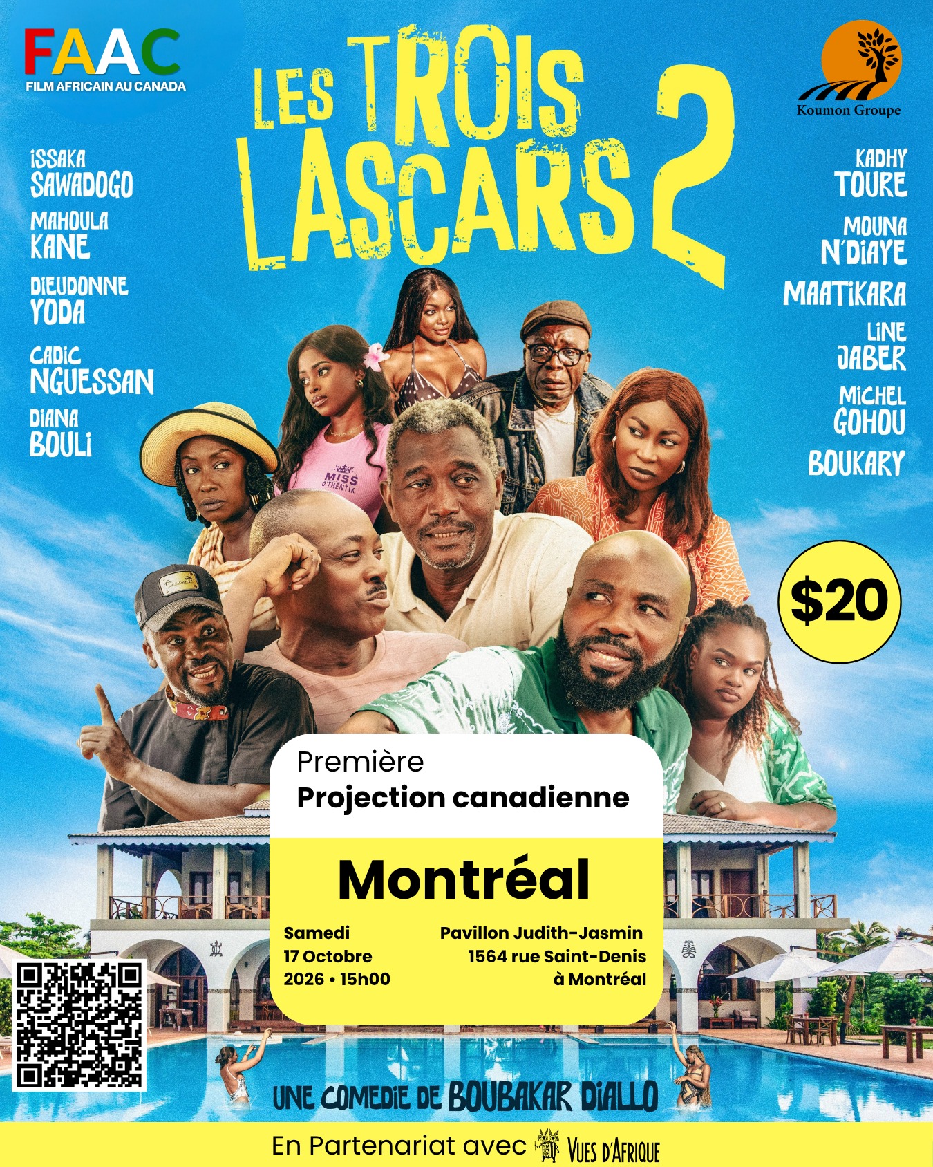 Les Trois lascars 2 — Première projection canadienne - Karibu Montréal Les Trois lascars 2 — Première projection canadienne